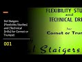 Del Staigers [Flexibility Studies] and [Technical Drills] for Cornet or Trumpet 001
