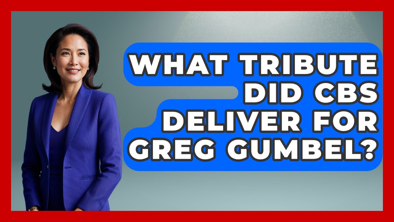 What Tribute Did CBS Deliver for Greg Gumbel? | Epic Sports Tales