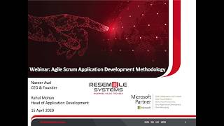 Webinar | Agile Scrum Methodology | Resemble Systems | 15 Apr 2020
