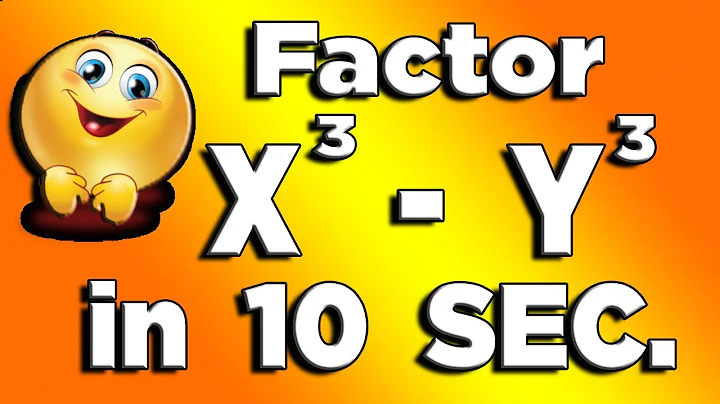Factoring Sums and Differences of Two Perfect Cubes | How to Factor a Polynomial - Tips and Tricks