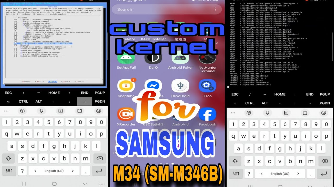 كيرنل معدل يدعم Monitor Mode و WiFi Inject لهاتف M34 5G | Kernel with Monitor Mode for Samsung M34