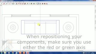 SketchUp for Interior Design - Furniture Layout A little sneak peek into one of our video tutorials, that shows you how to fine tune your furniture layout to exacting dimensions, using