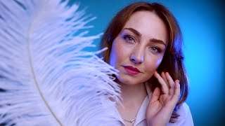 ASMR - I PROMISE this video will make you FEEL BETTER (feather stroking + positive affirmations)