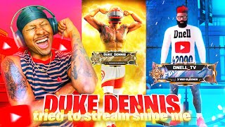 I TEAMED UP WITH DUKE DENNIS AFTER HE ATTEMPTS TO STREAM SNIPE ME \& DAVO MIGO IN NBA2K20!