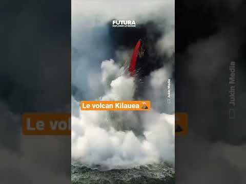 La fontaine de lave infinie du volcan Kilauea à Hawaï ! 🌋