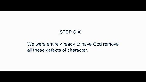 Step 6 - Narcotics Anonymous Original Basic Text - Grey Book