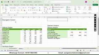 Illustrated Excel 365 | Module 1: SAM Project B Navigate Green