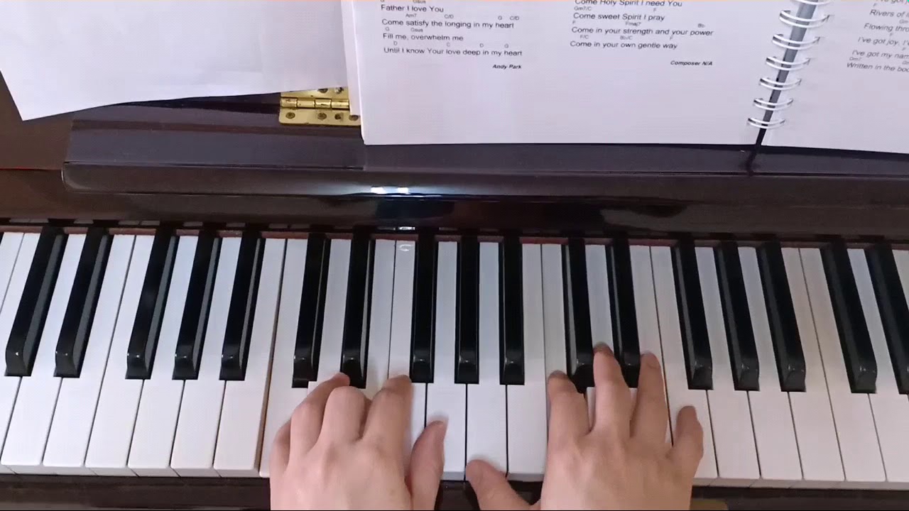 Come Holy Spirit I Need You piano And Chords YouTube Come holy spirit i need you piano and chords youtube
