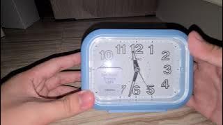 JAM MEJA WEKER BEKER SEIKO ORIGINAL QHK028 - Merah Dan QHK026 - Biru Muda