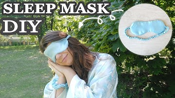 DIY Sleep Mask | How to Make a Sleep Mask - Tutorial and FREE Pattern