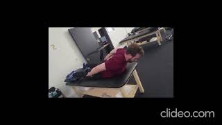 Prone Shoulder CARs with Chin Tuck