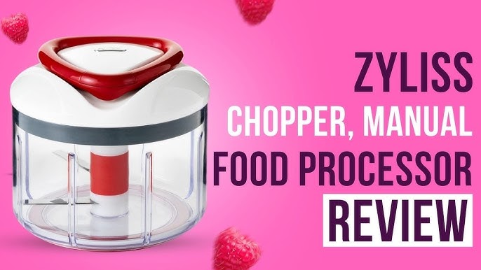 Hand Powered FOOD PROCESSOR Chopper ZYLISS Easy Pull Vegetables Nuts Fruit  PREPPER Tool Survivalist 
