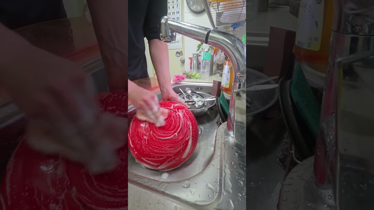 2026년 3월 6일 점심 막국수먹 설거지..