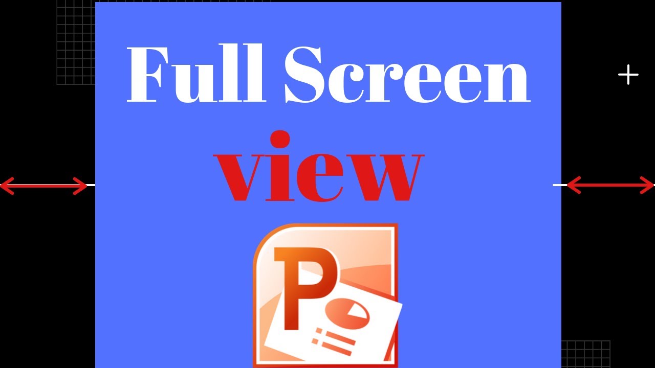 how to start powerpoint presentation in full screen