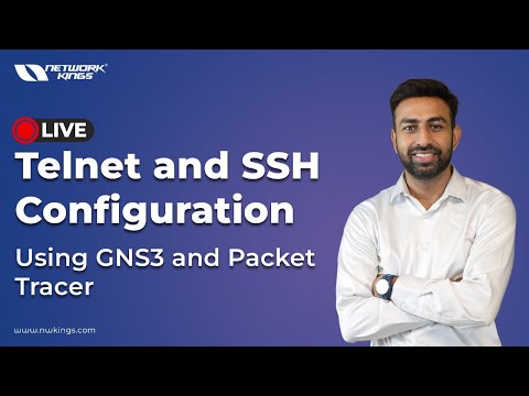 Learn Telnet and SSH Configuration Using GNS3 and Packet Tracer - Live Session