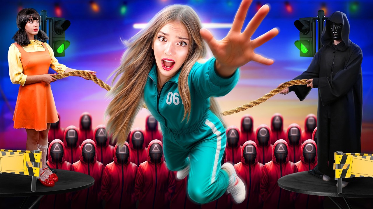 انضممتُ إلى لعبة الحبار ٣ في  الواقع! اربح لعبة الحبار و ١٠٠ ألف دولار