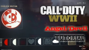 Cod WWII Emblems| Angel/ Demon Emblem tutorial