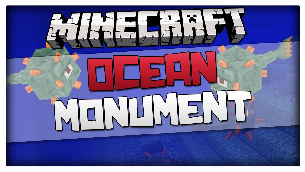 OCEAN MONUMENT in MCPE!!! - NO MODS! - Minecraft PE (Pocket Edition ...
