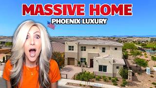 Touring a Massive New Construction Home in Phoenix AZ You Have to See