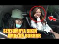 PRANK TAXI ONLINE!! UDAH IMUT LUCU  DI TAMBAH KOCAK CALON ISTRI IDAMAN INI BORRR