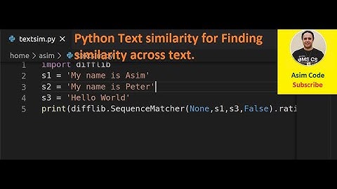 Python Text similarity for Finding similarity across text