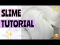 HOW TO MAKE SLIME! Simple & Easy Slime Recipe | 2 Minute Easy Slime Tutorial (Glue and Borax Slime)