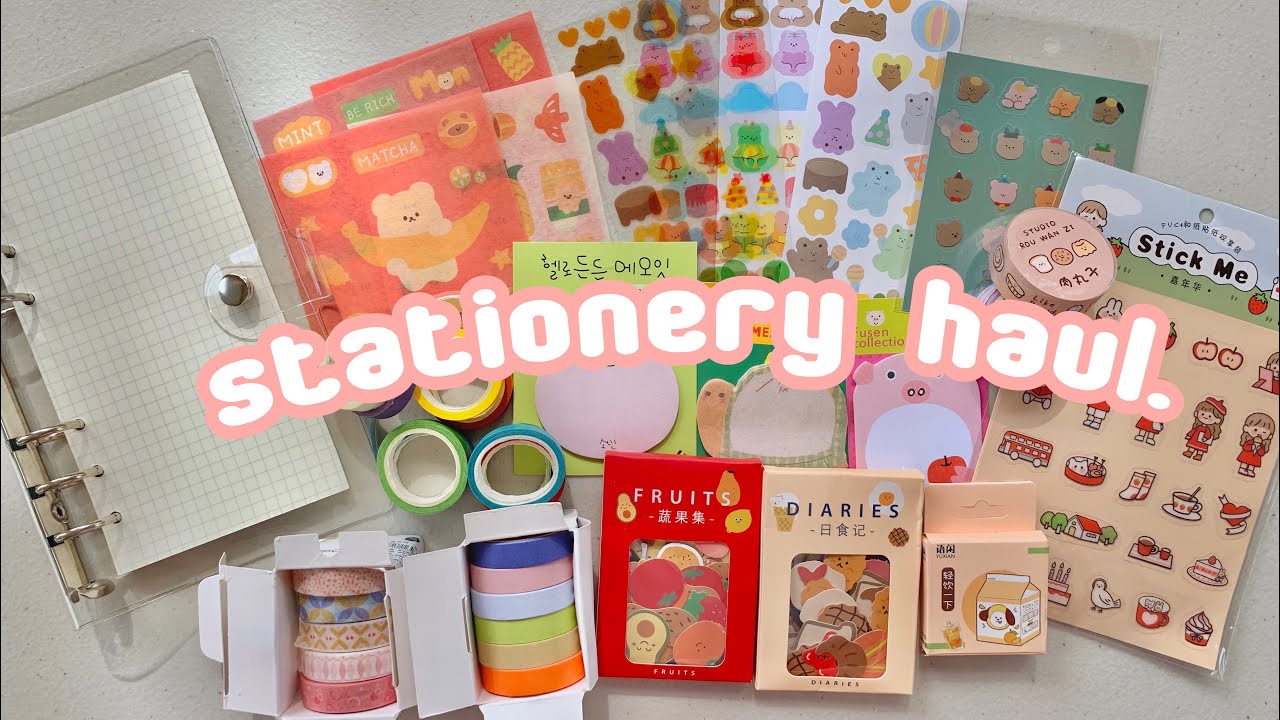 affordable stationery haul | shopee philippines