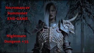 Diablo 4 TÜRKÇE Necromancer İskelet Buildi ile Kabus Zindan 35 (Nightmare Dungeon)