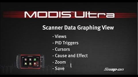 Graphing View MODIS™ Ultra Pt  411 Snap on Training Soluti