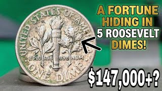 5 Roosevelt Dimes Worth Up to 40 000 Check Your Pocket Change
