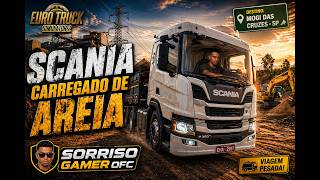 ETS2 - Carga de Areia Transportada para Mogi das Cruzes /SP - Mapa ELDORADO PRO v1.58