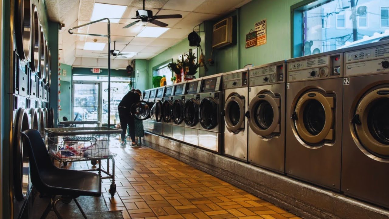 Laundromat Washer & Dryer Ambient Sounds for Relax & Study
