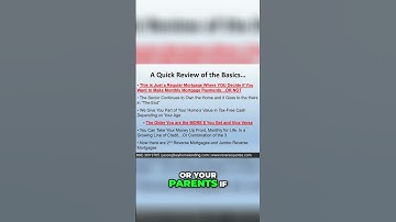 Reverse Mortgage Explained in 2025 | Reverse Mortgage calculator | Reverse Mortgage information