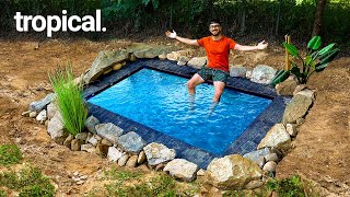 TRANSFORMO EL MINI BÚNKER EN UNA PISCINA