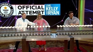 Kelly, Ryan, and Science Bob Set the Egg Drop World Record