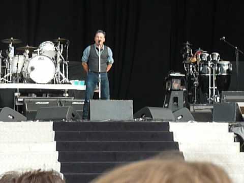 Thunder Road Bruce Springsteen. London Hyde Park