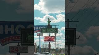 Lucky or Creepy Leprechaun Irish Pub and Grill! You Decide!