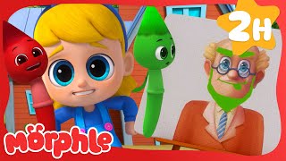 Orphle's Messy Painting! | Morphle Fun Cartoons | Moonbug Kids Cartoon Adventure