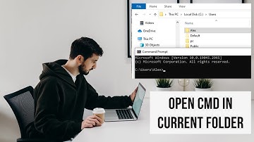 Open CMD in Current Folder or Directory Windows 10|8|7