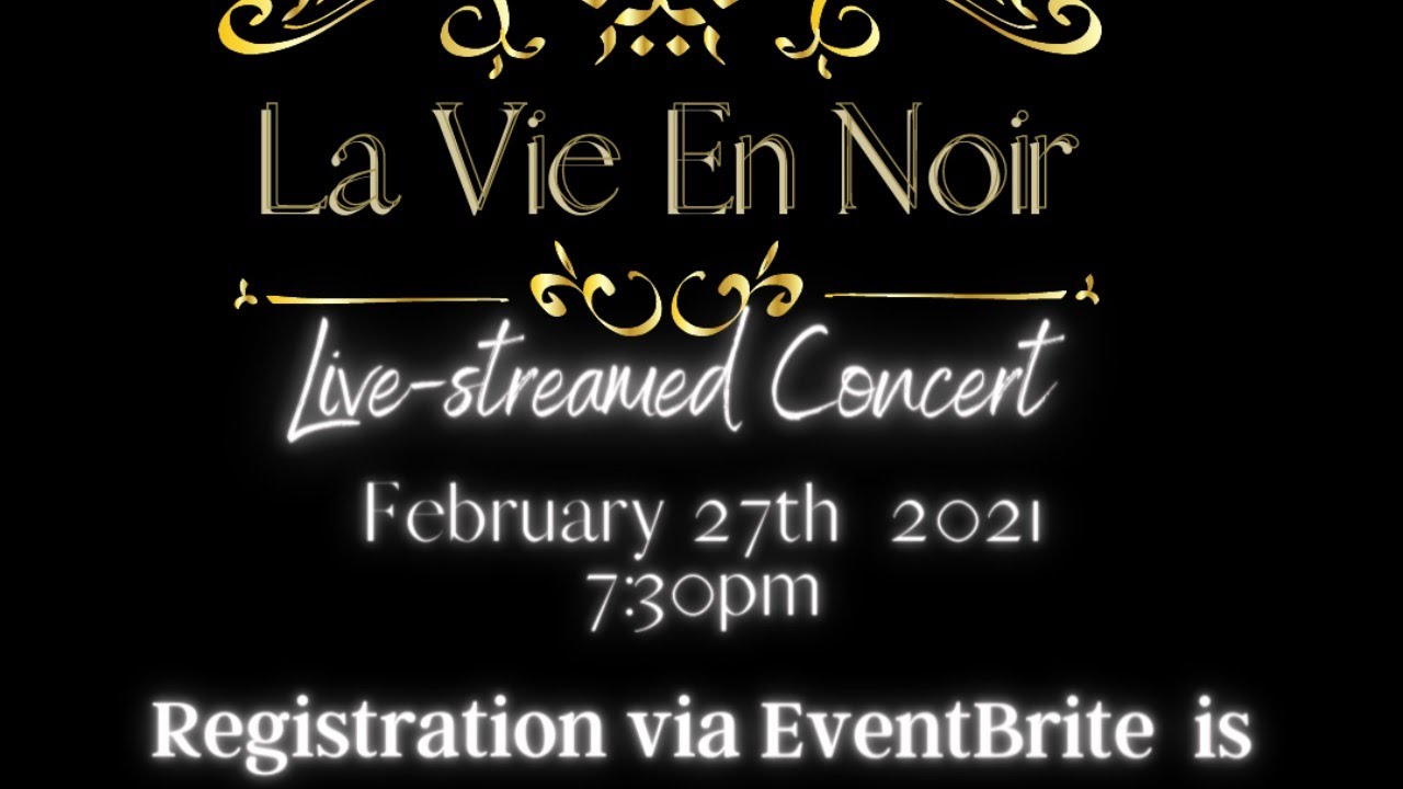 La Vie En Noir Annual Black History Month Recital YouTube