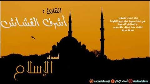القارئ أشرف القشاش تحبير رائع