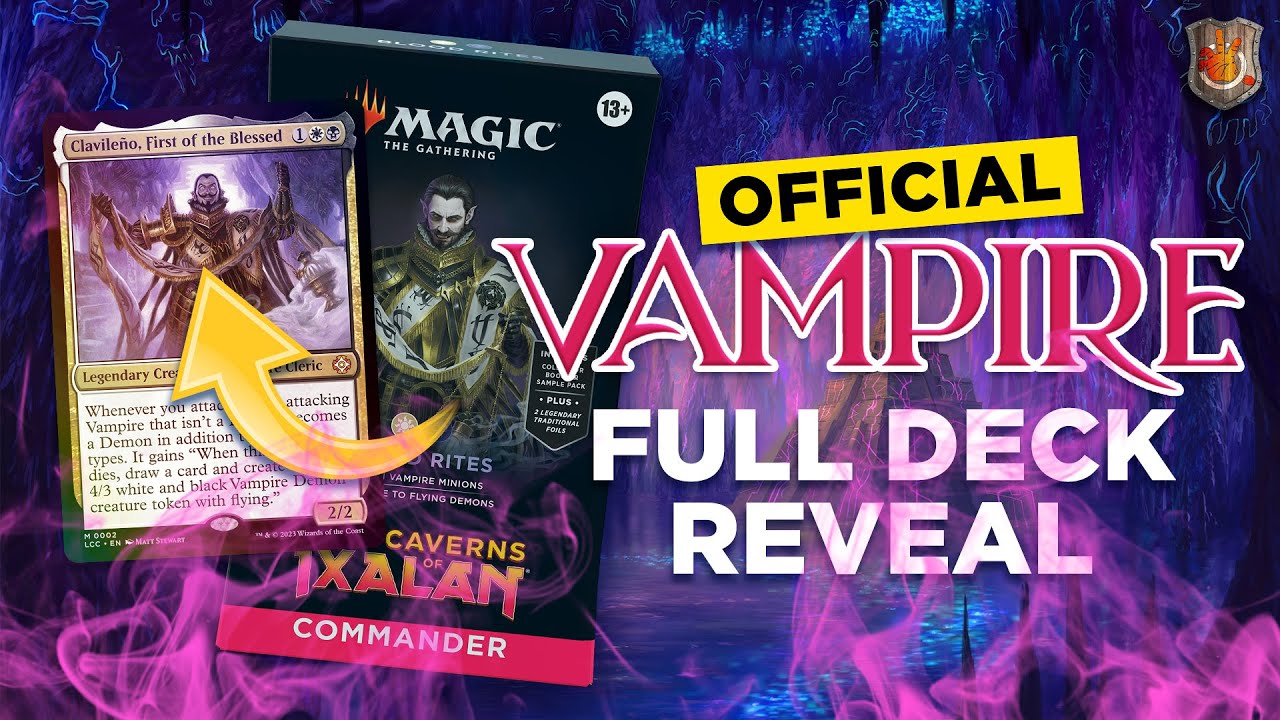 COMMANDER Vampire Night Deck Box | Magic the Gathering Deck Box 