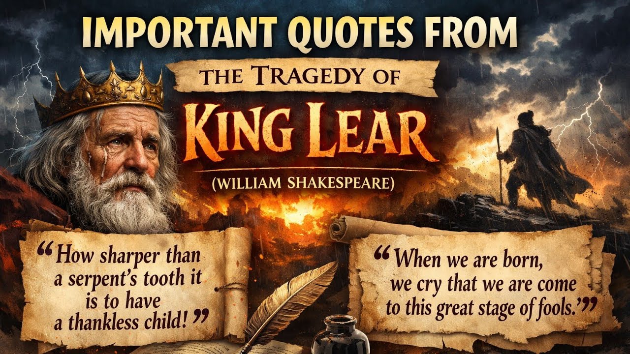 Трагедия короля Лира (важные цитаты)