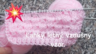 623. Ľahký, Letný, Vzdušný Vzor. Krok Za Krokom.