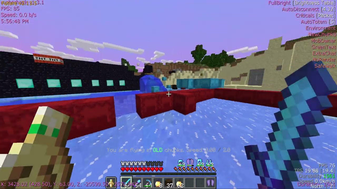 5b5t MASSIVE dupe stash coords!!!