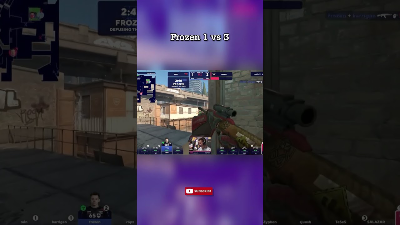 ESP Primer partido Frozen en Faze 1 vs 3 Heroic