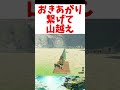 【ティアーズオブザキングダム】おきあがりこぼしを繋げて山を超えたい！ #shorts #ゼルダの伝説