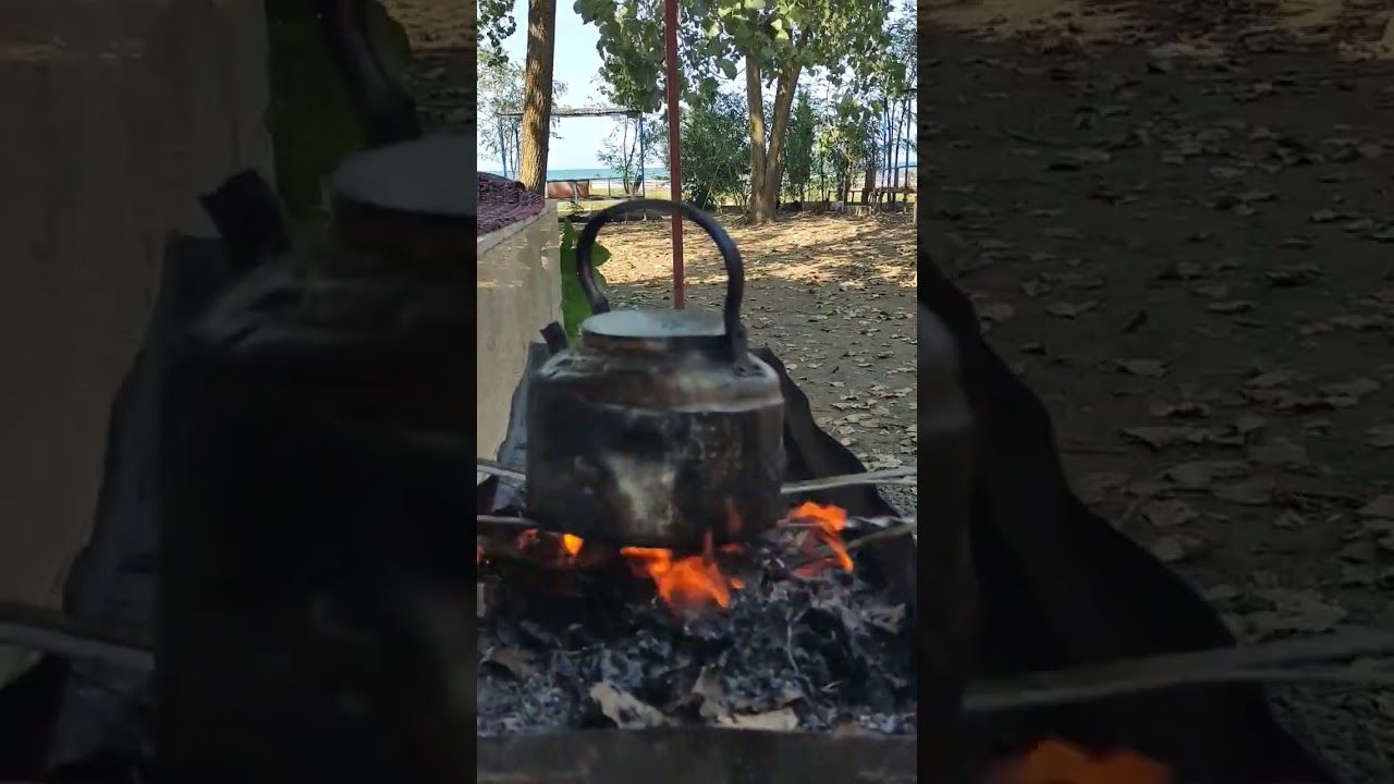 Iran Gilan 2022 | Fire tea by the sea