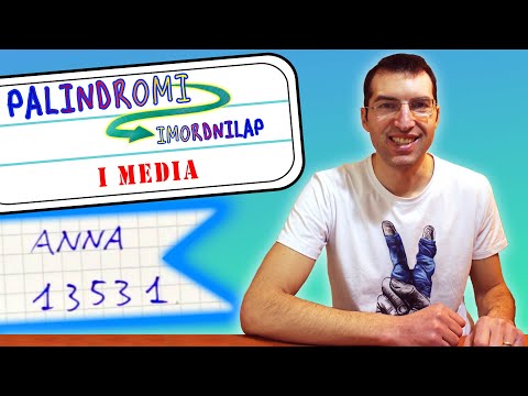 Video: Cosa Sono I Palindromi?