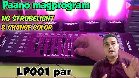 Paano mag-program sa LP001 Par-led bank-1 & 2 (PART-1) Tutorial |Nja Features